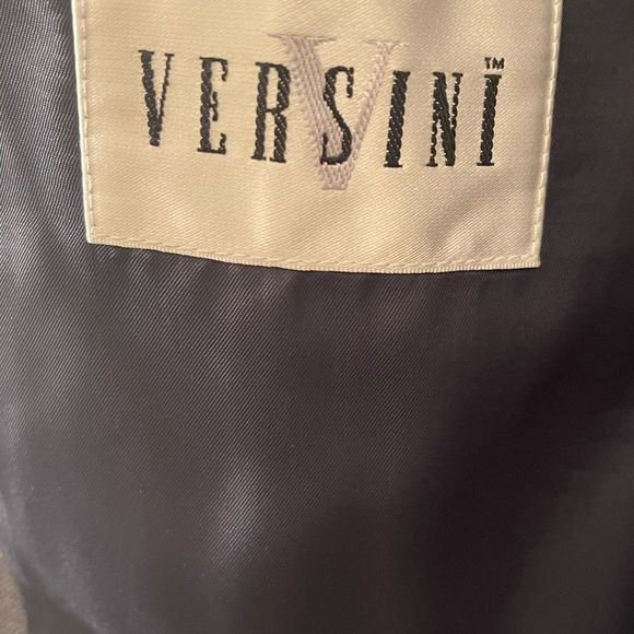 Versini Grey Sportcoat | Grey Plaid | Size 40R | 3 Button - Picture 5 of 6